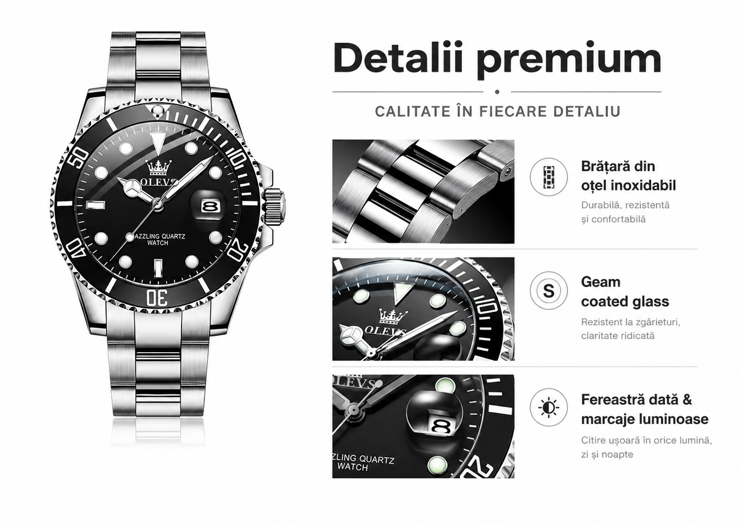 Detalii premium OLEVS 5885